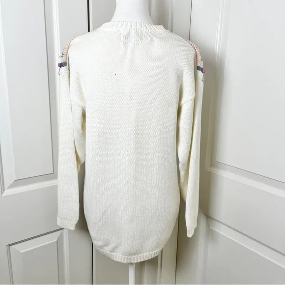 Vintage Runaway Bay Cottagecore Oversized Pastel Knit Pullover Sweater - S/M - Picture 10 of 16